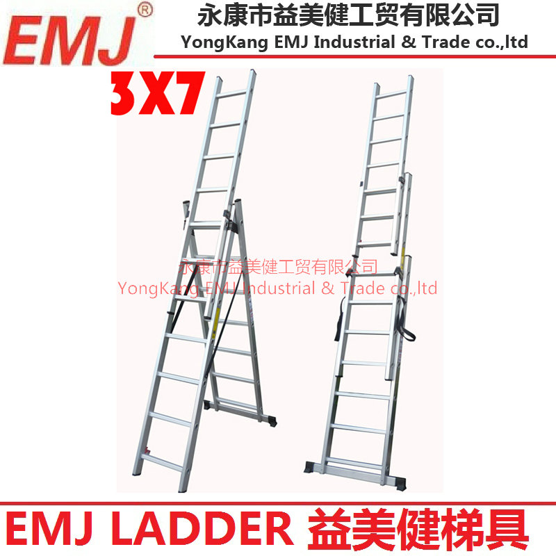 3 Section extension ladder 3X7