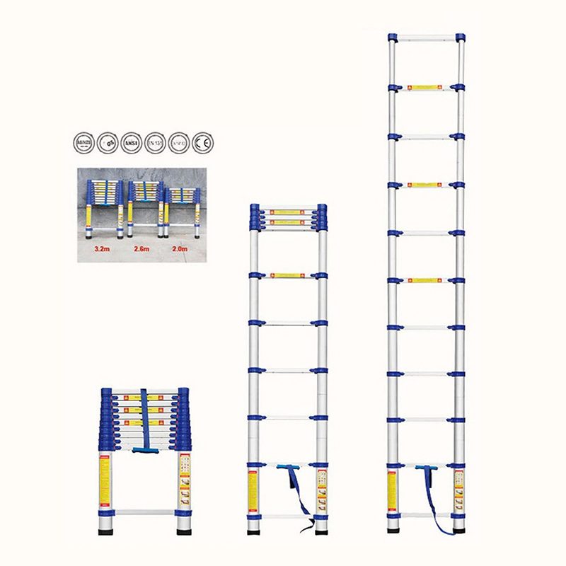 New Bule Telescopic Ladder